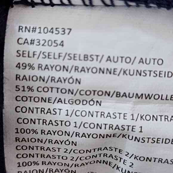 Tiny Navy Artsy Geometric Embroidered Button Up Nadia Shirt Dress - Picture 7 of 7